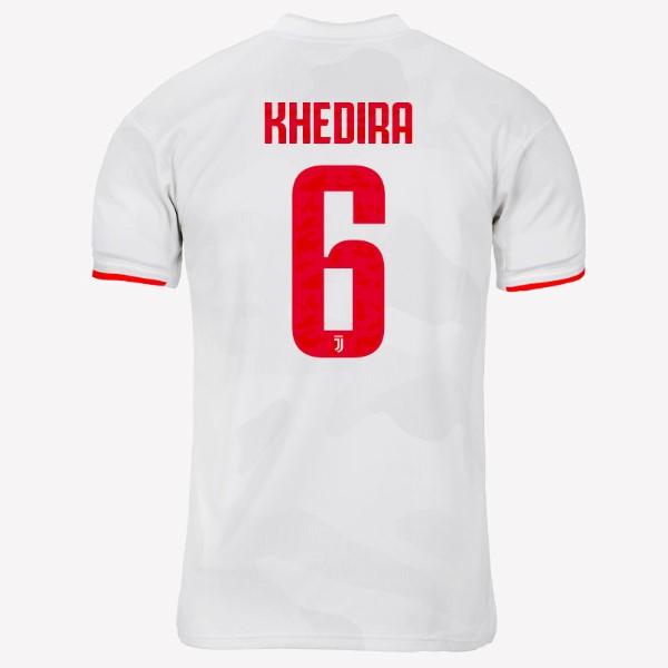 Camiseta Juventus NO.6 Khedira 2ª 2019/20 Gris Blanco